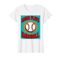 Mama Plays Hardball Baseball Mom T-Shirt - Minimalist Print Men Women - T-Shirt, Sweatshirt, Hoodie
