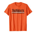 Baltimore Maryland Weathered Stripe T-Shirt - Novelty Apparel Men Women - T-Shirt, Sweatshirt, Hoodie