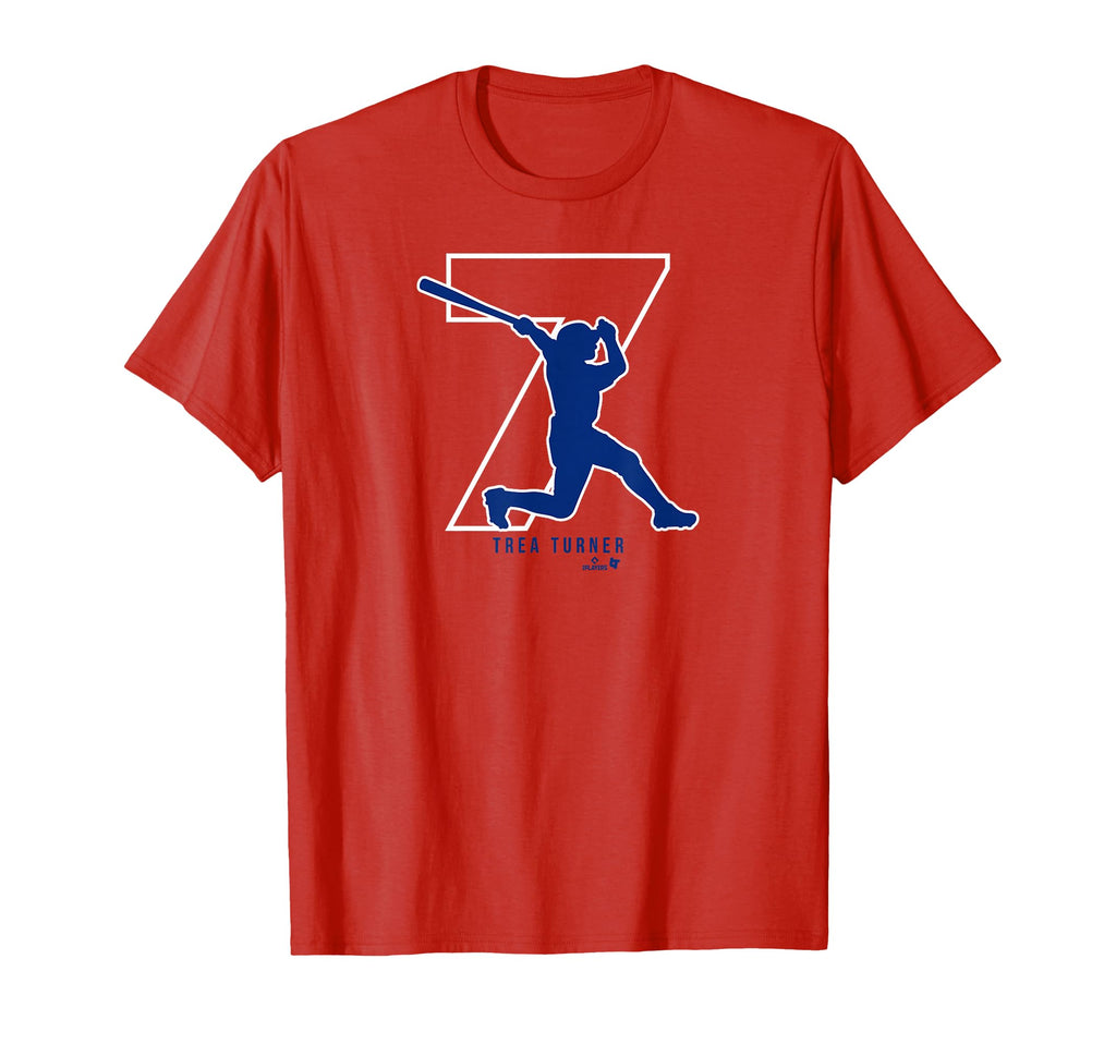 Trea Turner 7 Philadelphia Baseball T-Shirt - Aesthetic Graphic Men Women - T-Shirt, Sweatshirt, Hoodie