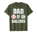 Mens Dad Ballers Funny Baseball T-Shirt - Custom Art Print Men Women - T-Shirt, Sweatshirt, Hoodie