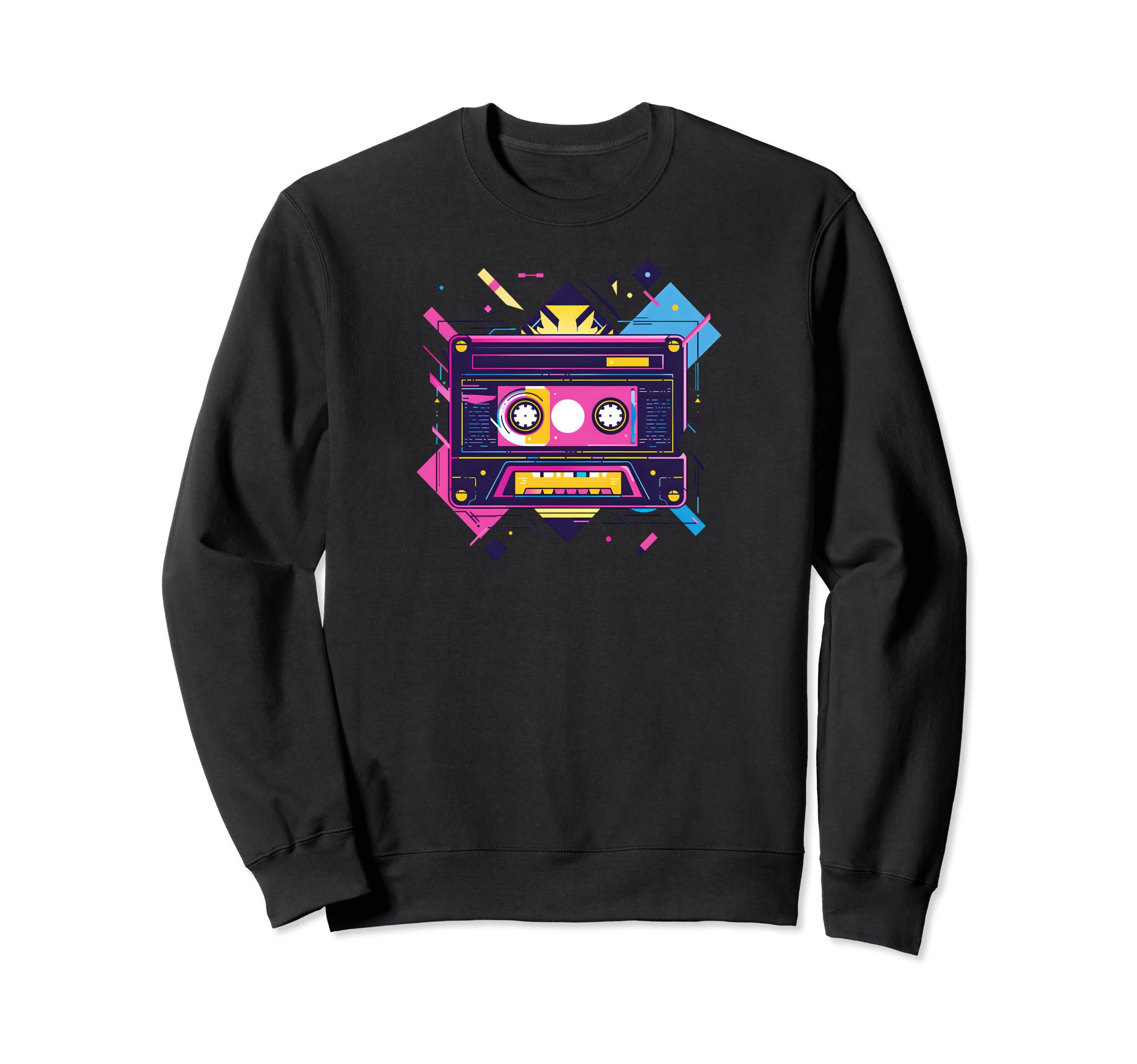 Cassette Tape Geometric 90S R B Sweatshirt - Streetwear Style for Adults - T-Shirt, Sweatshirt, Hoodie