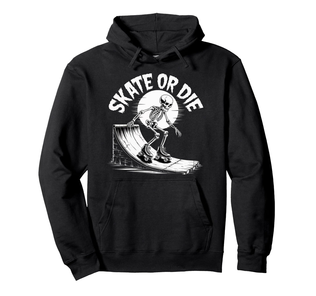 Roller Skate Roller Skating Halloween Hoodie - Trendy Graphic Men Women - T-Shirt, Sweatshirt, Hoodie