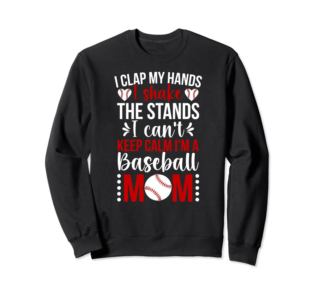 Im Baseball Mom Baseball Player Mom Sweatshirt - Minimalist Print Unisex - T-Shirt, Sweatshirt, Hoodie