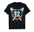 Baseball 12 Year Old Ice Cream T-Shirt - Casual Everyday Wear Men Women - T-Shirt, Sweatshirt, Hoodie