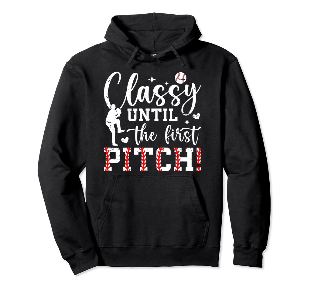 Baseball Pitcher Mom Funny Mom Baseball Hoodie - Fun Novelty Design Unisex - T-Shirt, Sweatshirt, Hoodie