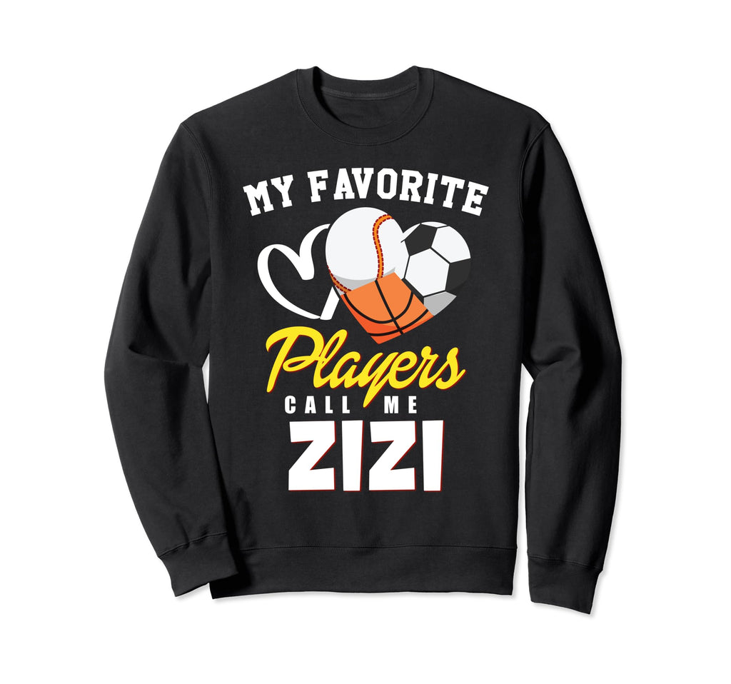My Favorite Players Baseball Soccer Sweatshirt - Trendy Graphic for Adults - T-Shirt, Sweatshirt, Hoodie