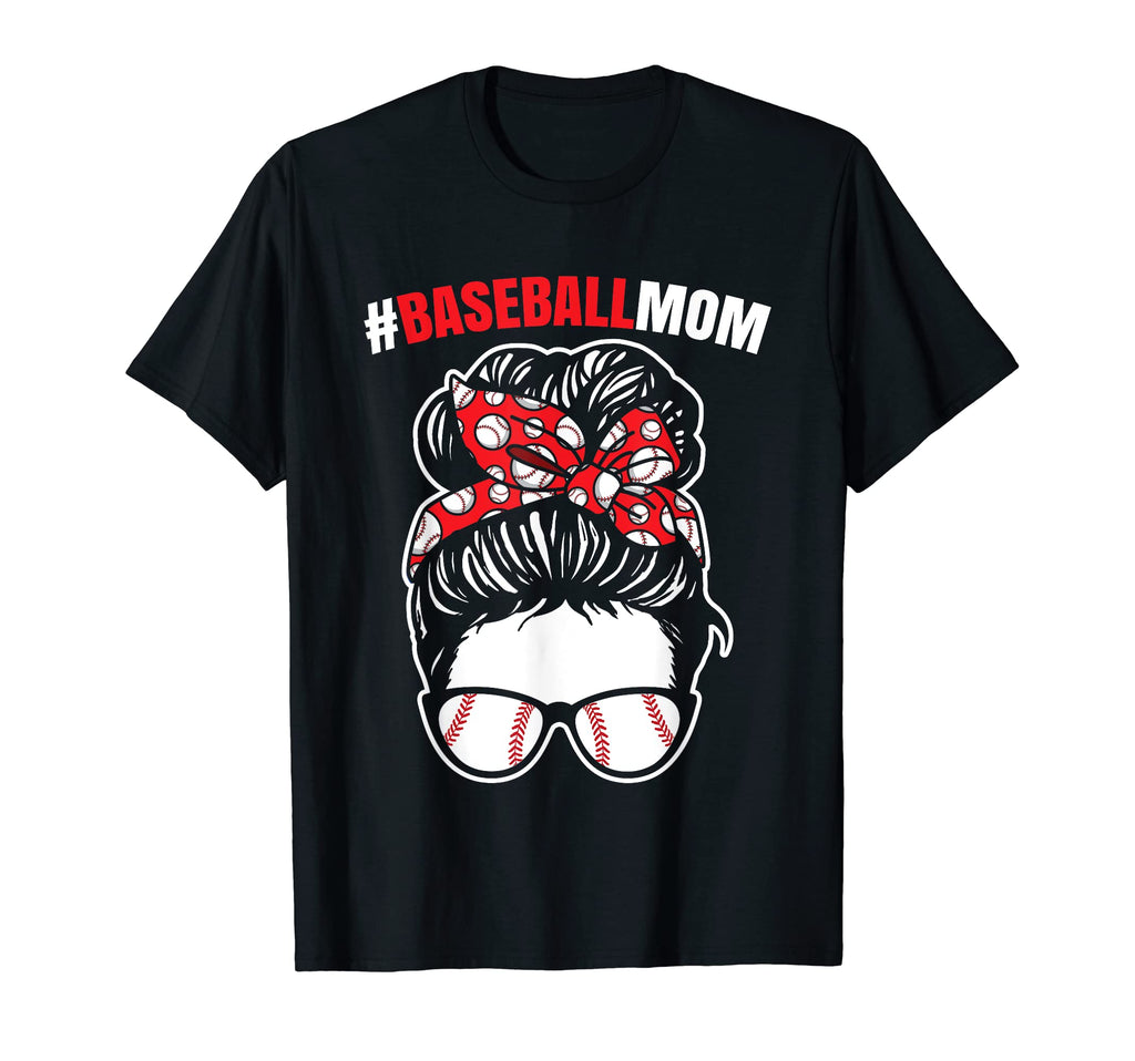 Baseball Mom Messy Bun Game Changer T-Shirt - Casual Everyday Wear Unisex - T-Shirt, Sweatshirt, Hoodie