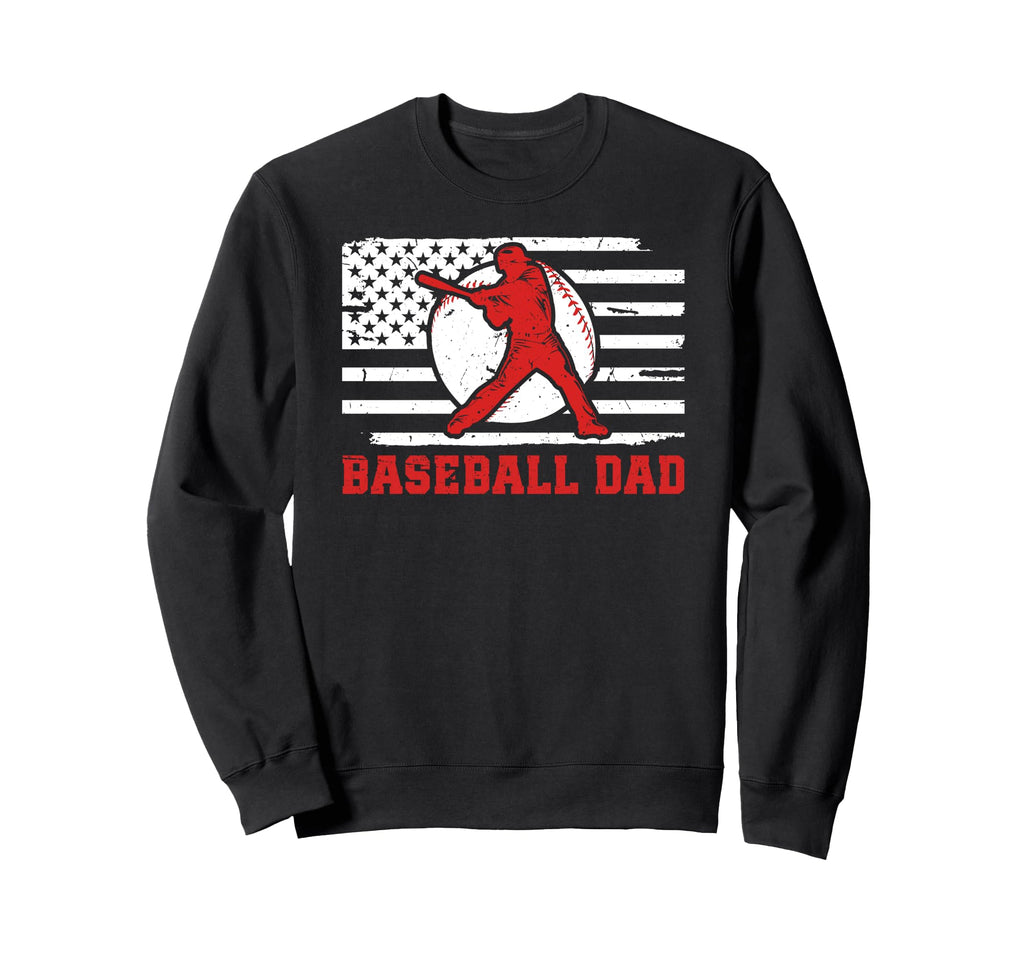 Baseball Dad Baseball Player Father Us Sweatshirt - Novelty Apparel Unisex - T-Shirt, Sweatshirt, Hoodie