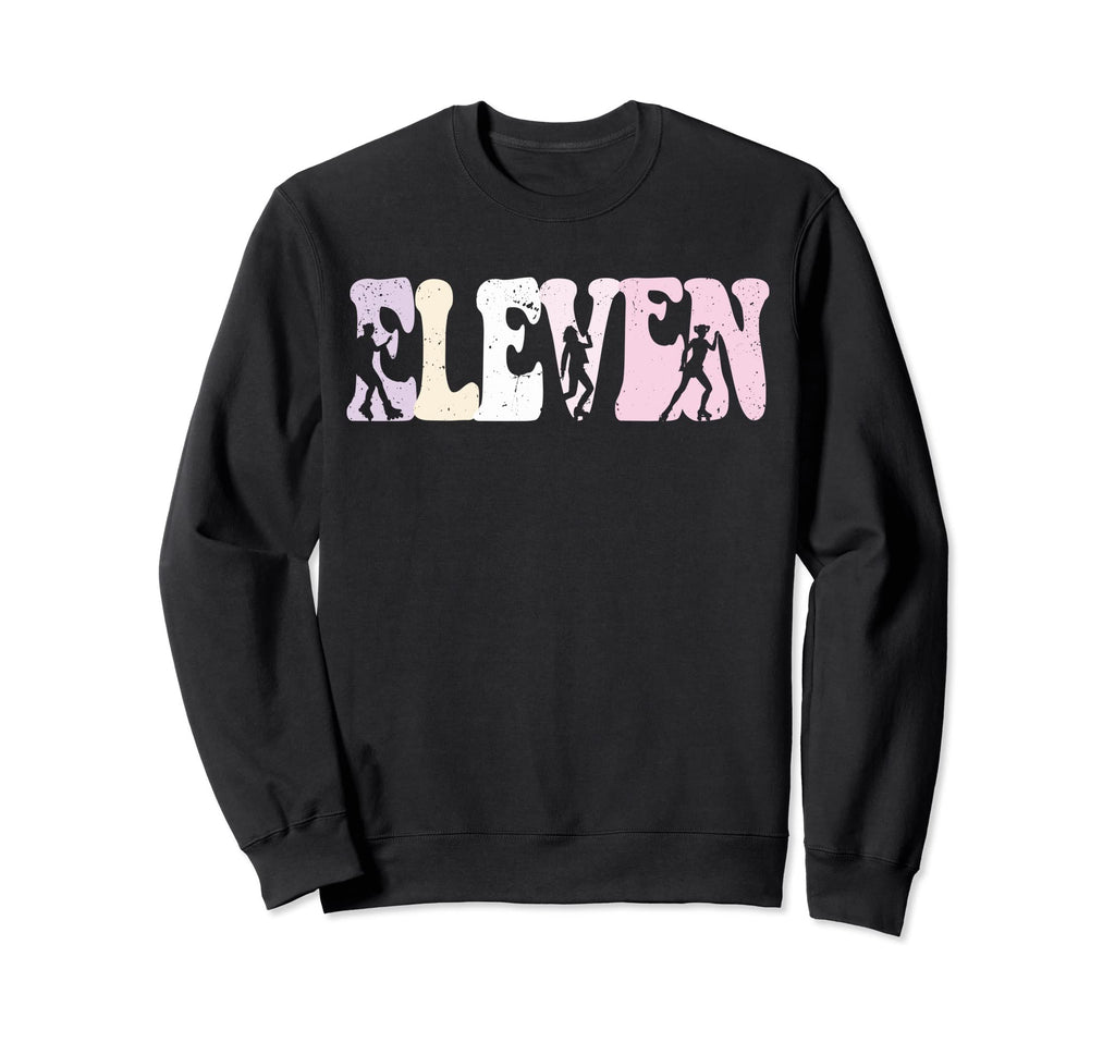 11 Year Old Roller Skating Birthday Sweatshirt - Novelty Apparel Unisex - T-Shirt, Sweatshirt, Hoodie