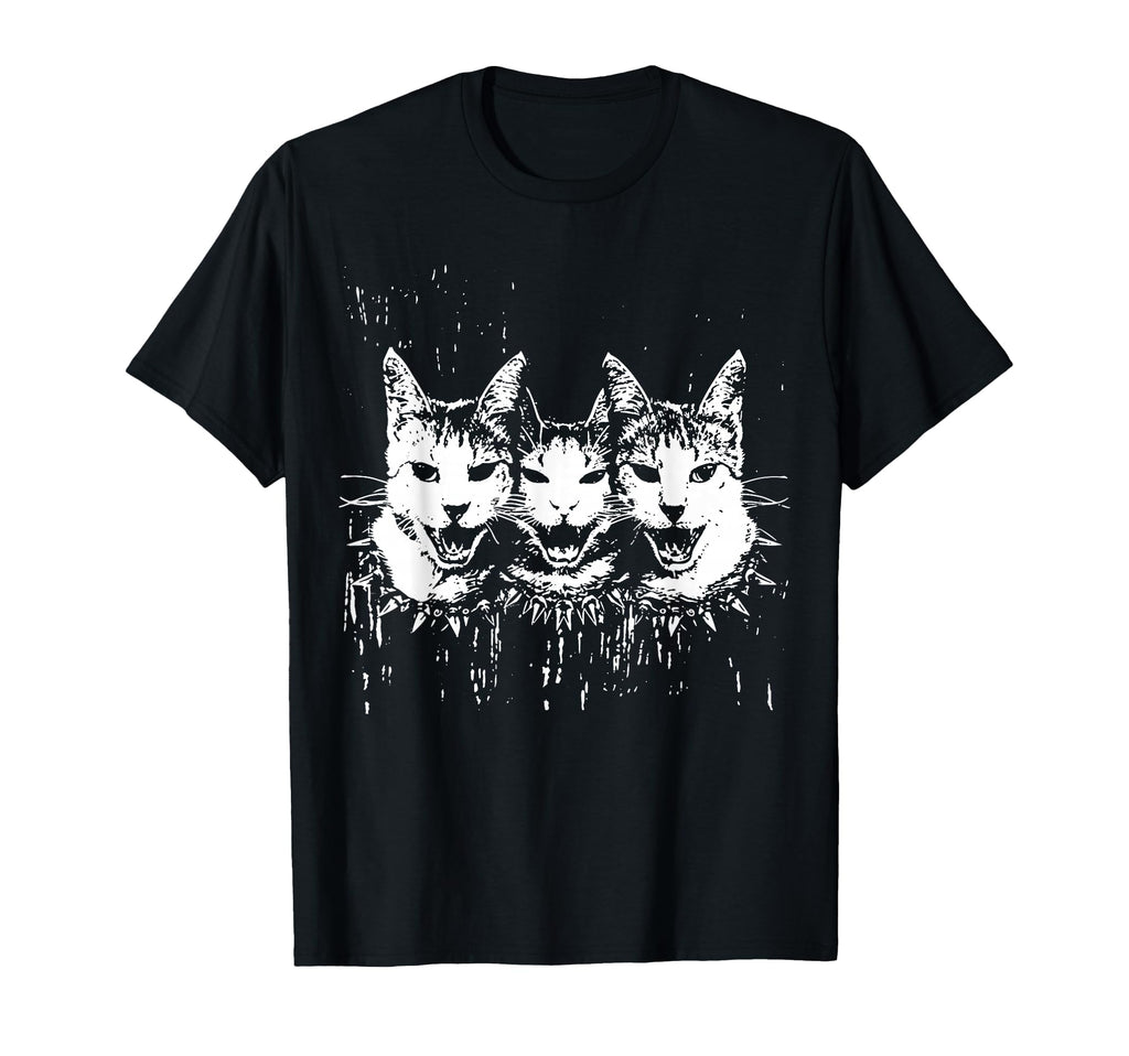 90S Grunge Cats Occult Y2K Punk T-Shirt - Minimalist Print Men Women - T-Shirt, Sweatshirt, Hoodie