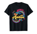 Groovy Auntie Rainbow Colorful T-Shirt - Aesthetic Graphic Men Women - T-Shirt, Sweatshirt, Hoodie