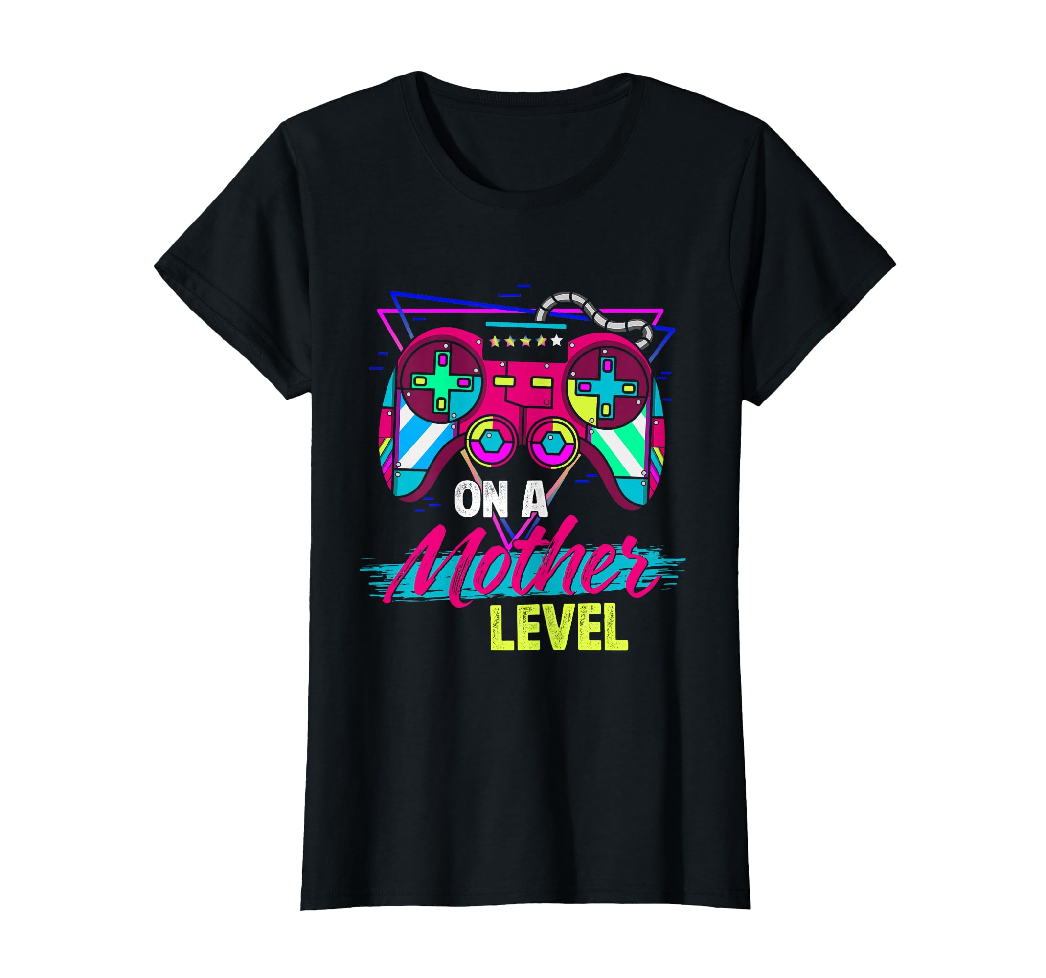 Mother Level Gamer Mothers Day Video T-Shirt - Graphic Print Men Women - T-Shirt, Sweatshirt, Hoodie