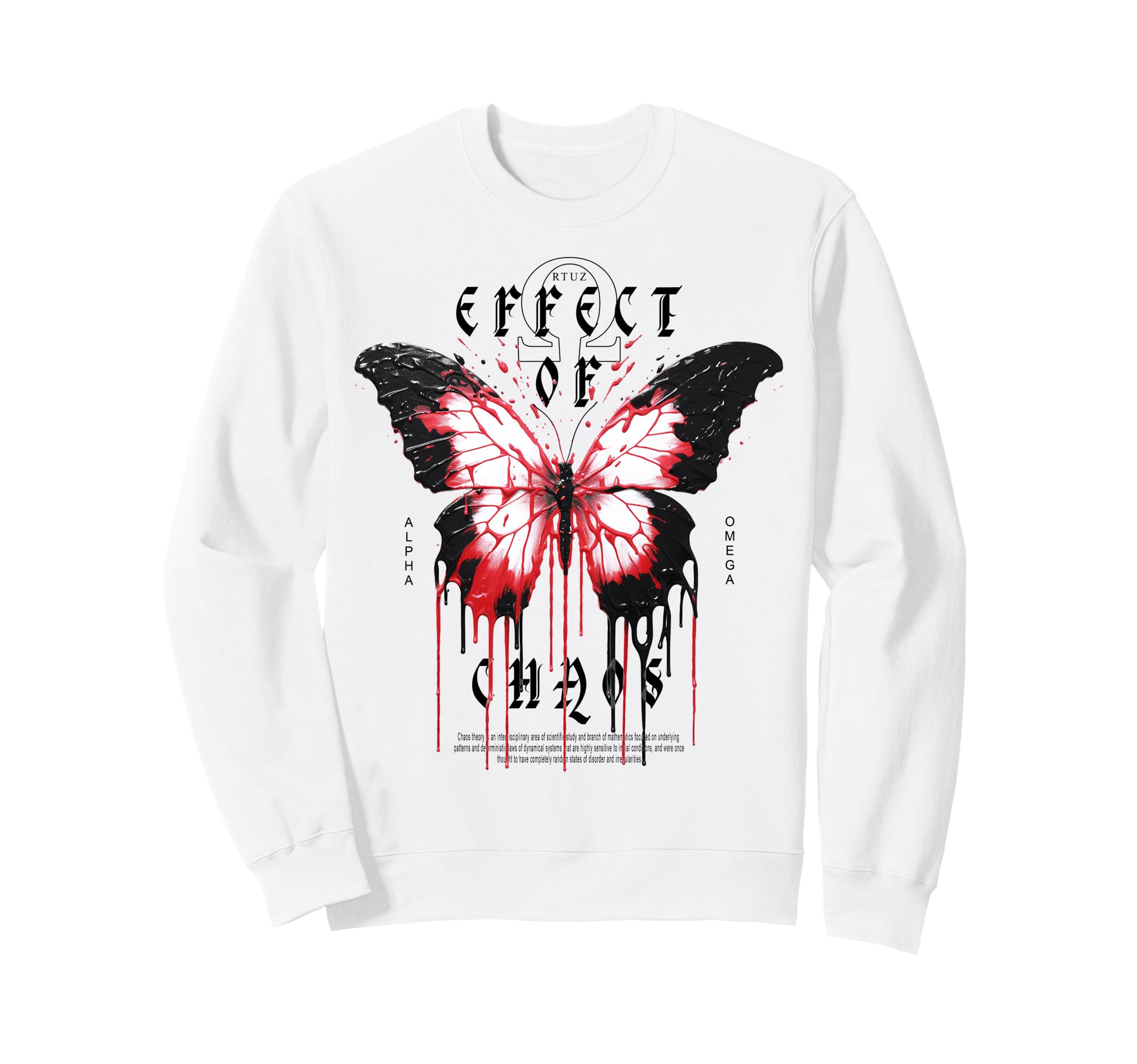 Y2K Streetwear Butterfly Sweatshirt - Unique Graphic Unisex - T-Shirt, Sweatshirt, Hoodie