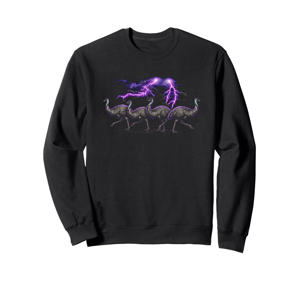 Emu 90S Funny Emu Bird Lover 80S Sweatshirt - Unique Graphic Unisex - T-Shirt, Sweatshirt, Hoodie