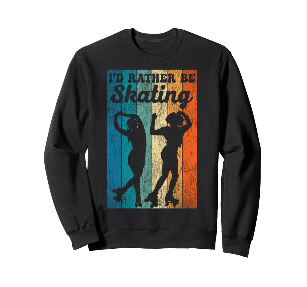 Roller Skating Skate 1970S Sweatshirt - Custom Art Print Unisex - T-Shirt, Sweatshirt, Hoodie