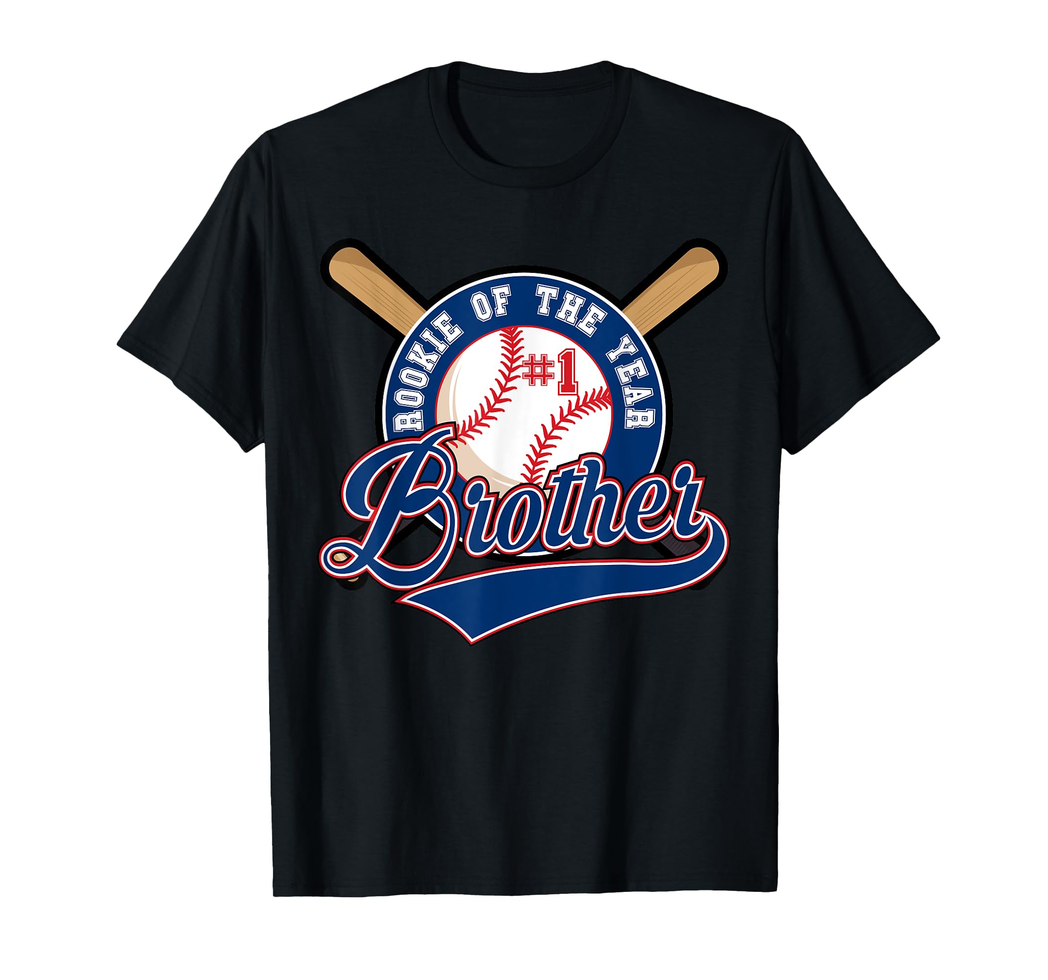 Brother Rookie 1St Birthday Baseball T-Shirt - Aesthetic Graphic Men Women - T-Shirt, Sweatshirt, Hoodie