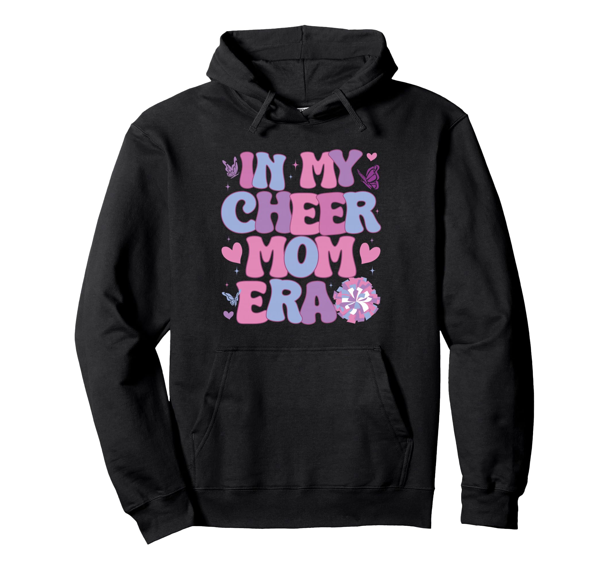 My Cheer Mom Era Cheer Coach Cheerleading Hoodie - Unique Graphic Men Women - T-Shirt, Sweatshirt, Hoodie