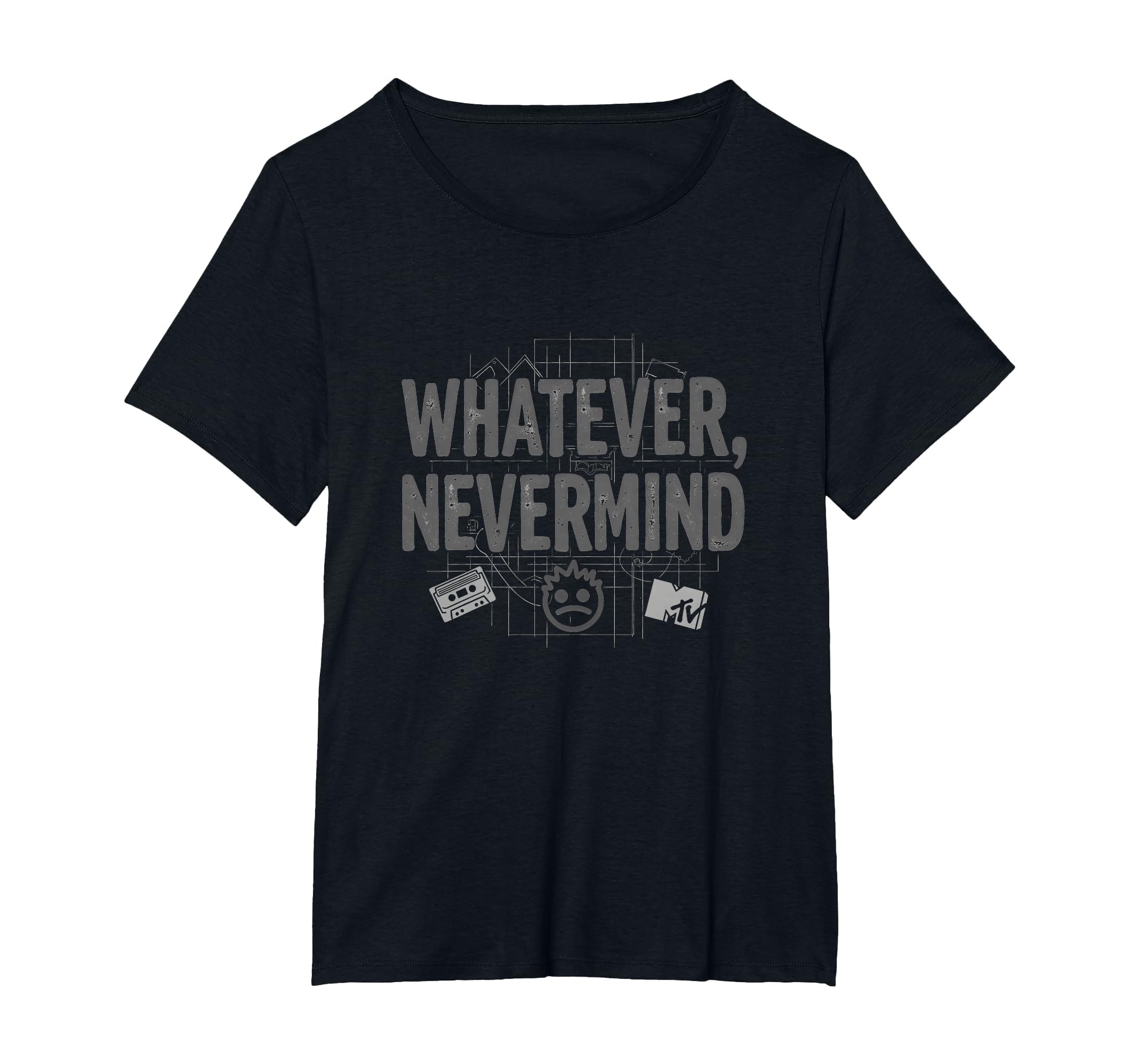 Whatever Nevermind Gen X Nostalgic 90S T-Shirt - Trendy Graphic Men Women - T-Shirt, Sweatshirt, Hoodie