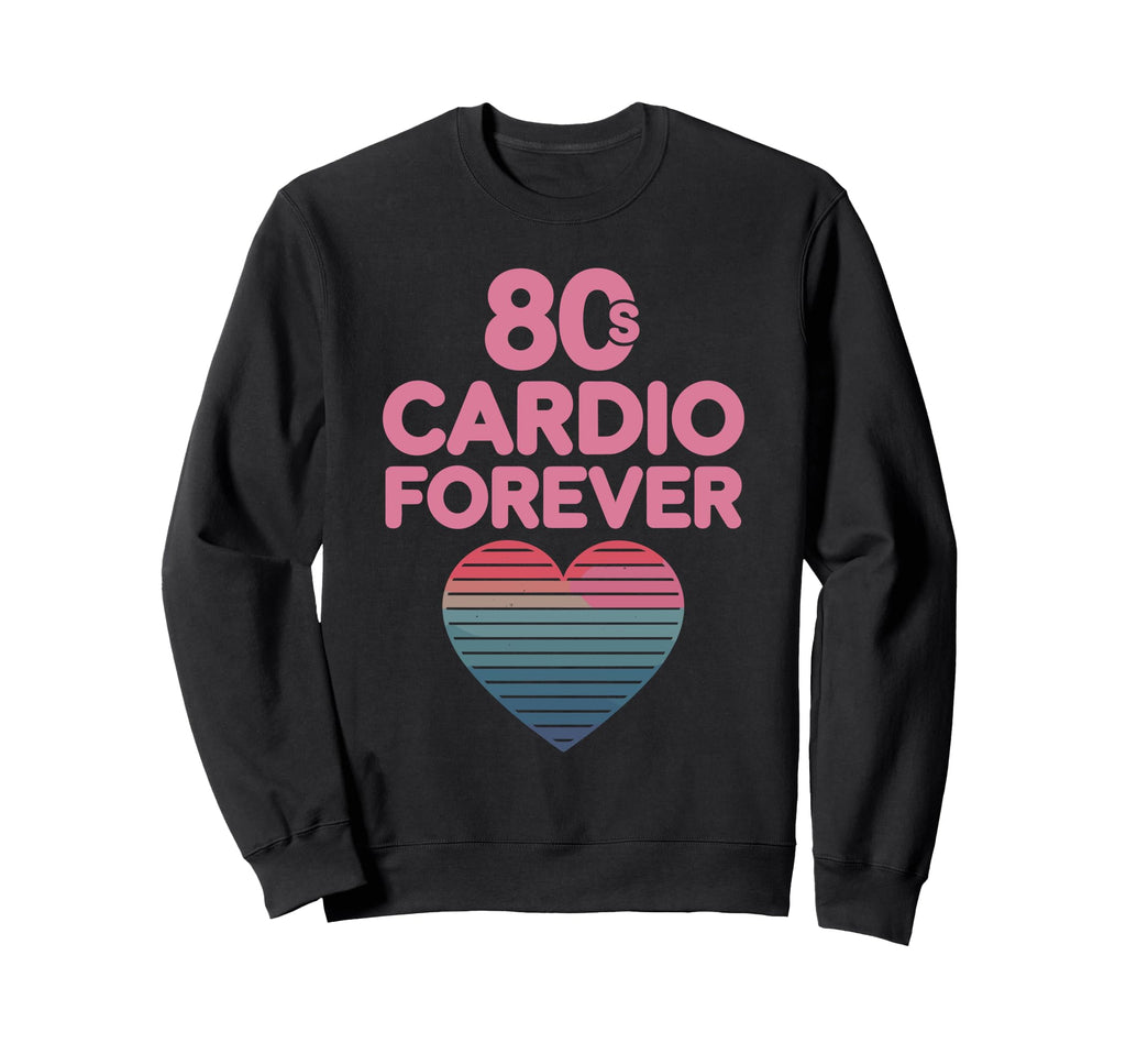 80S Fitness Enthusiast Workout Sweatshirt - Aesthetic Graphic Men Women - T-Shirt, Sweatshirt, Hoodie