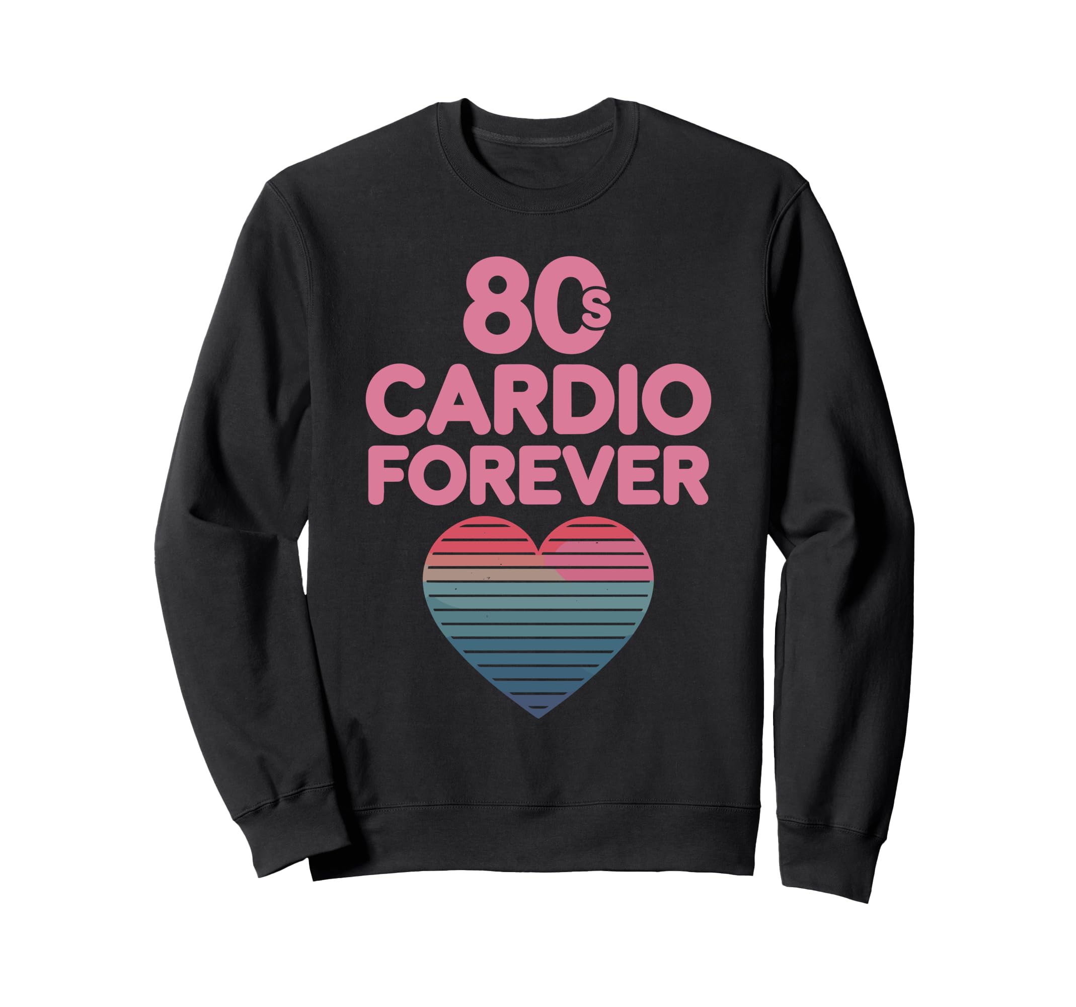 80S Fitness Enthusiast Workout Sweatshirt - Aesthetic Graphic Men Women - T-Shirt, Sweatshirt, Hoodie