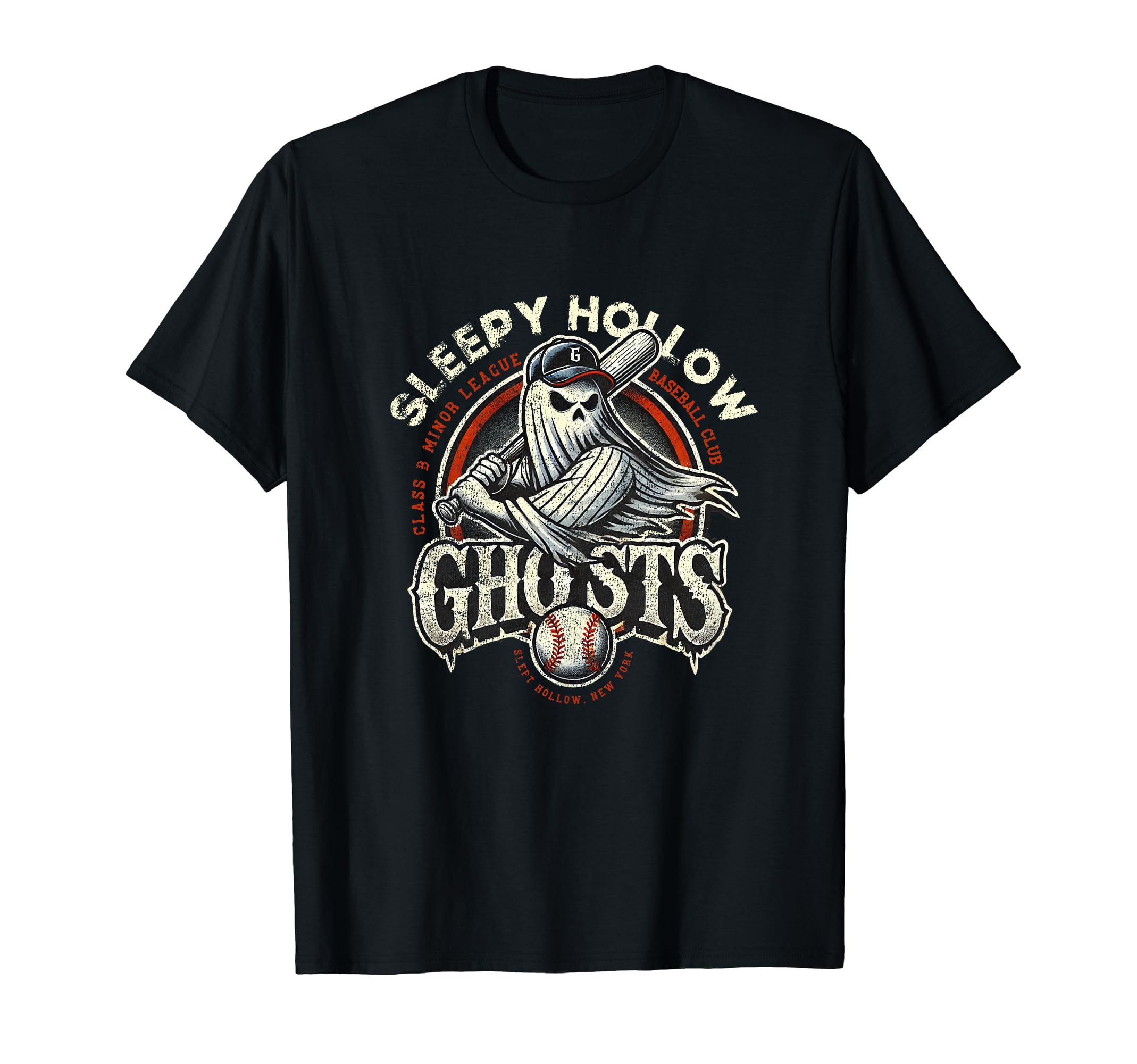 Halloween Sleepy Hollow Ghosts Minor T-Shirt - Unique Graphic for Adults - T-Shirt, Sweatshirt, Hoodie