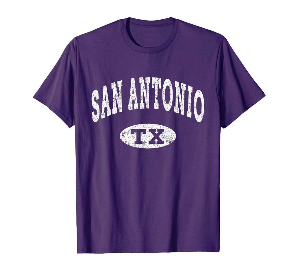 San Antonio Tx Distressed T-Shirt - Unique Graphic for Adults - T-Shirt, Sweatshirt, Hoodie