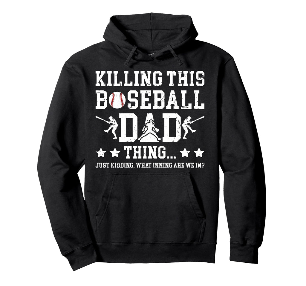 This Baseball Dad Thing Dad Baseball Hoodie - Custom Art Print Unisex - T-Shirt, Sweatshirt, Hoodie
