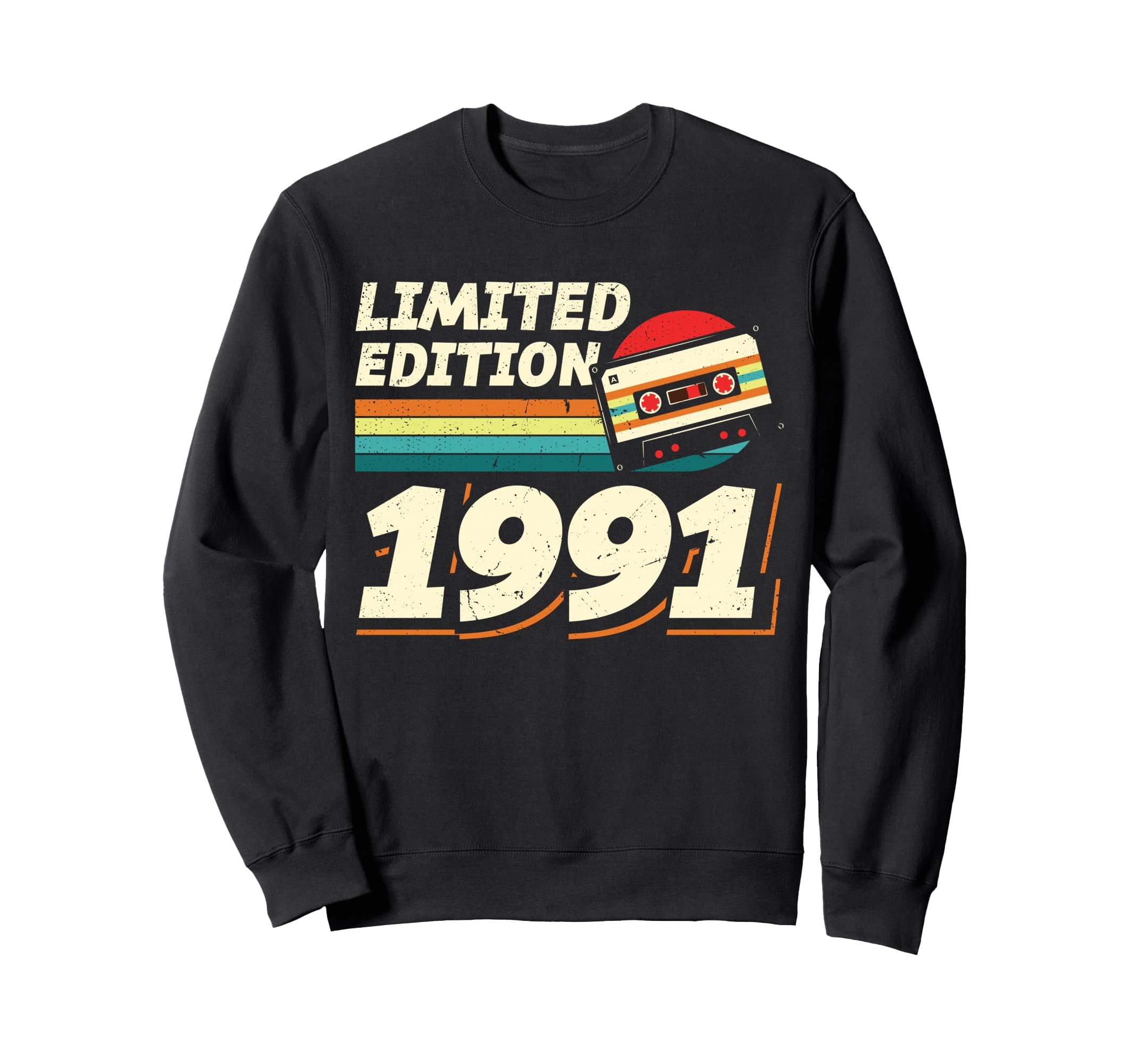 1991 Cassette Tape 35Th Birthday Sweatshirt - Unique Graphic for Adults - T-Shirt, Sweatshirt, Hoodie