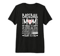 Proud Baseball Mom Baseball Player T-Shirt - Streetwear Style for Adults - T-Shirt, Sweatshirt, Hoodie