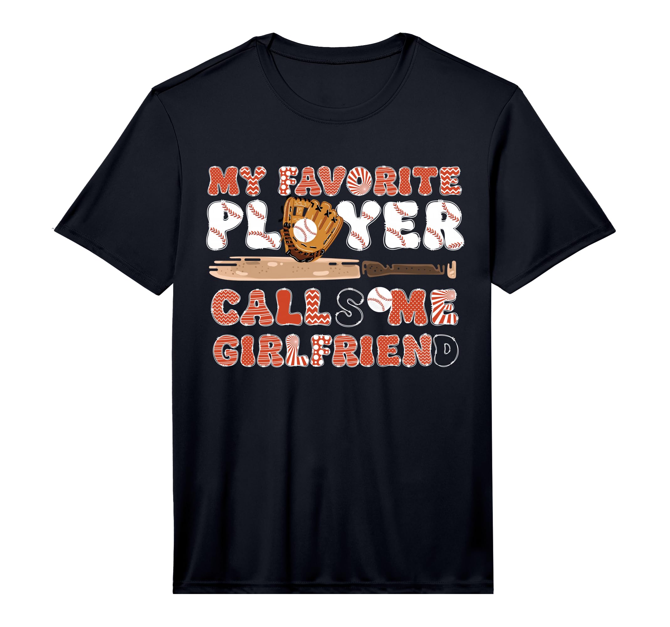 Baseball Girlfriend Boyfriend T-Shirt - Minimalist Print for Adults - T-Shirt, Sweatshirt, Hoodie