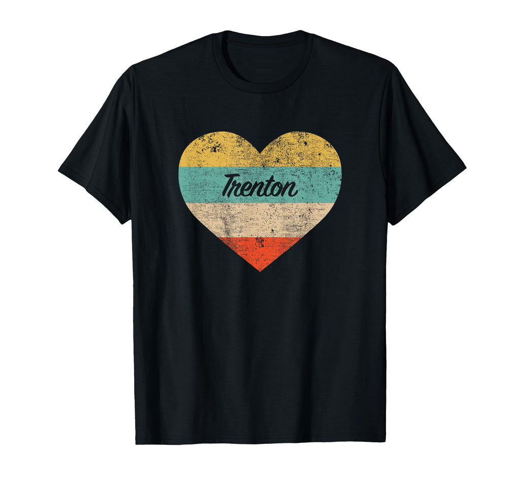 I Love Trenton New Jersey Distressed T-Shirt - Streetwear Style Unisex - T-Shirt, Sweatshirt, Hoodie