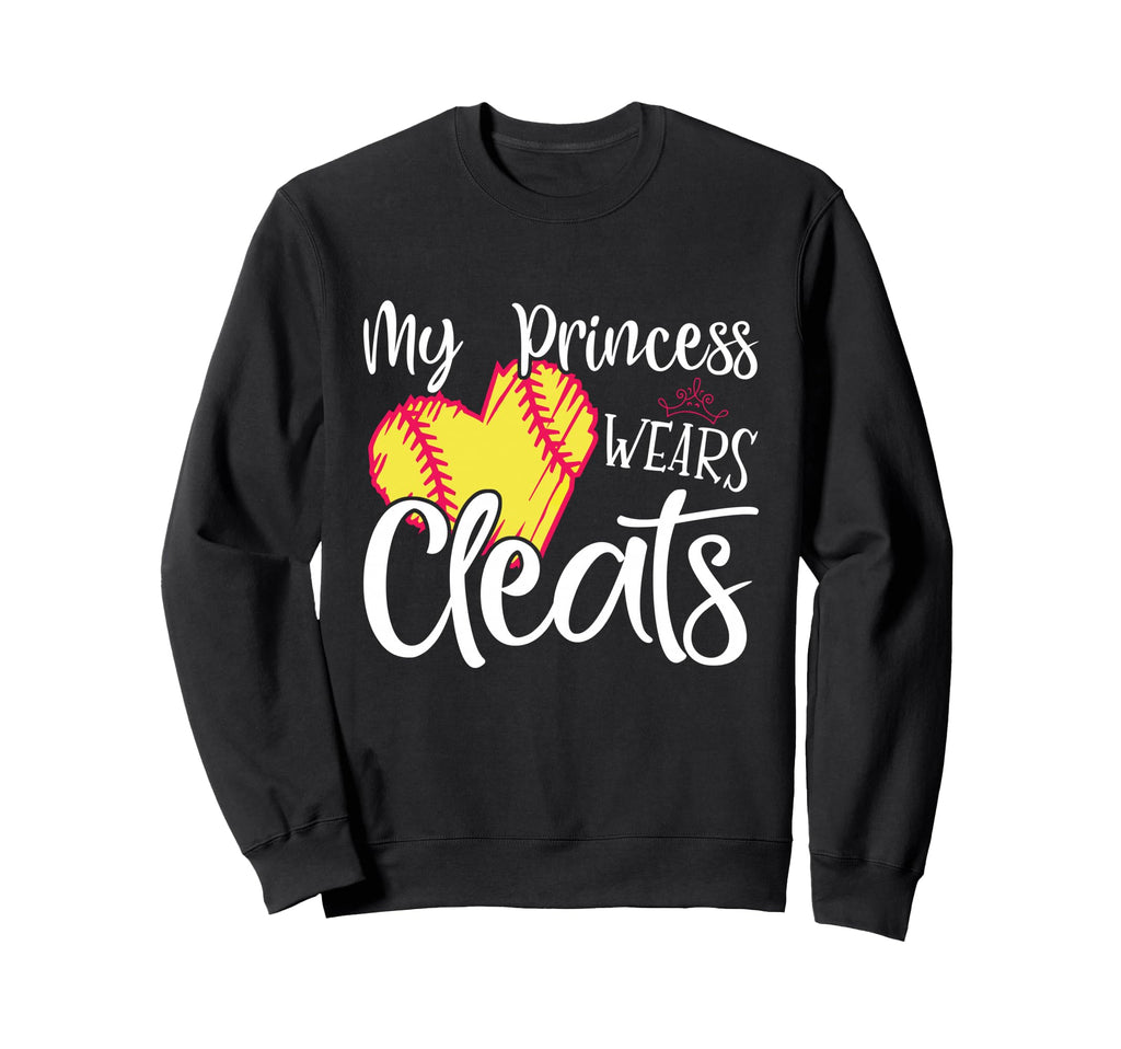 My Princess Wears Cleats Sweatshirt - Aesthetic Graphic for Adults - T-Shirt, Sweatshirt, Hoodie