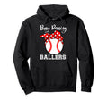 Busy Raising Ballers Funny Baseball Hoodie - Streetwear Style Unisex - T-Shirt, Sweatshirt, Hoodie