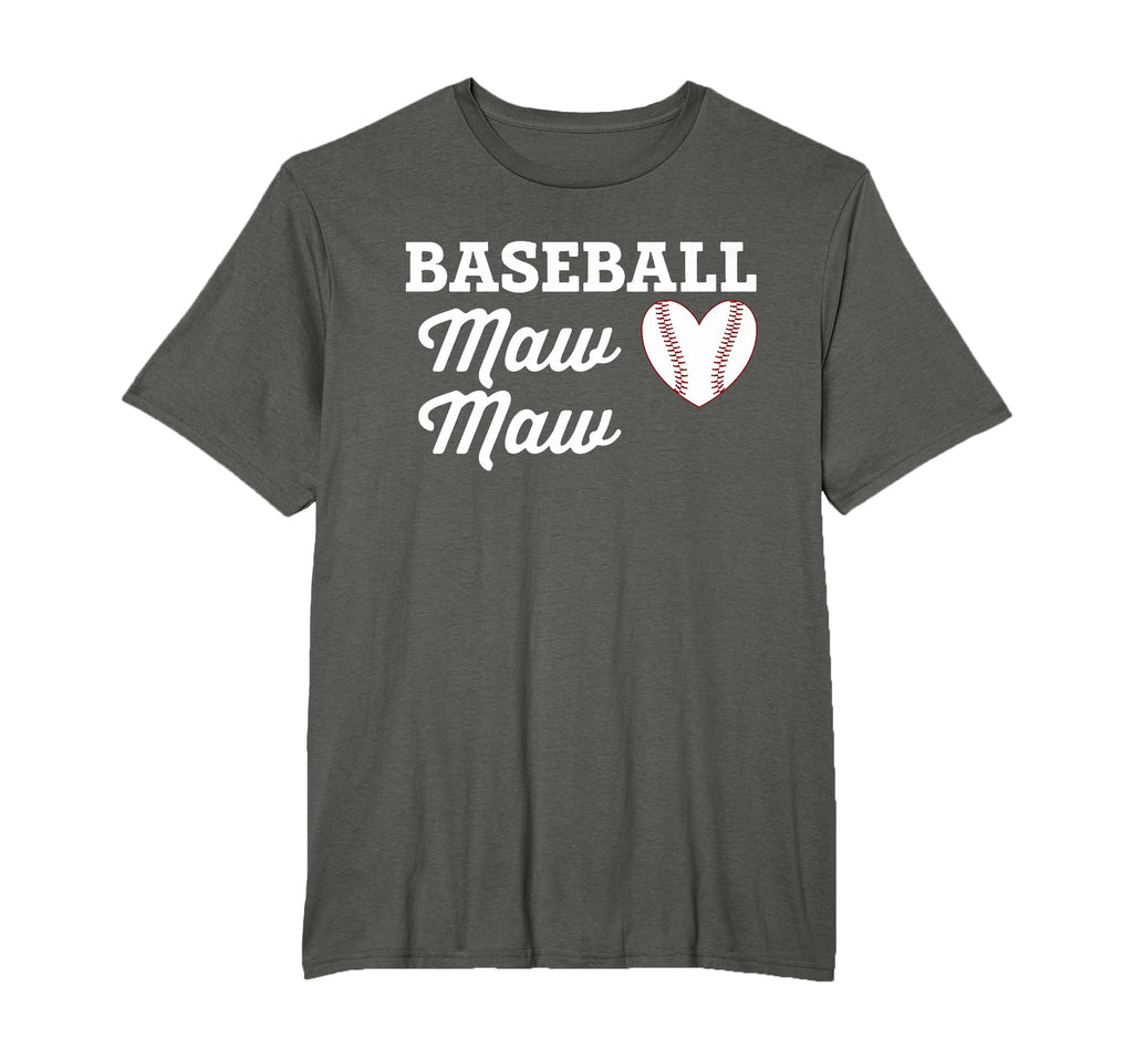 Baseball Maw Maw Love Heart Baseball T-Shirt - Graphic Print Men Women - T-Shirt, Sweatshirt, Hoodie