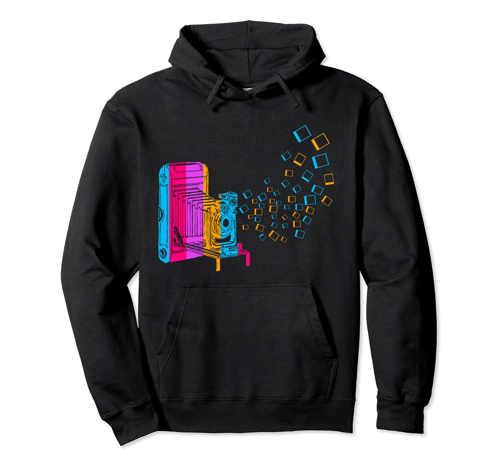 Camera Picture Lens Photographer Hoodie - Aesthetic Graphic for Adults - T-Shirt, Sweatshirt, Hoodie