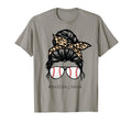Baseball Mama Leopard Funny Mom Messy T-Shirt - Trendy Graphic Men Women - T-Shirt, Sweatshirt, Hoodie