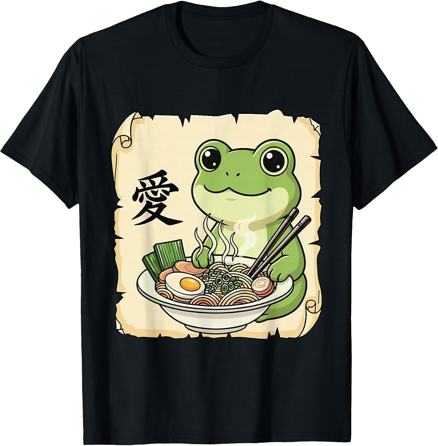 Ramen Frog Japanese Food Lovers Gifts - Adult & Kids T-Shirts, Sweatshirts & Hoodies apparel design preview 1