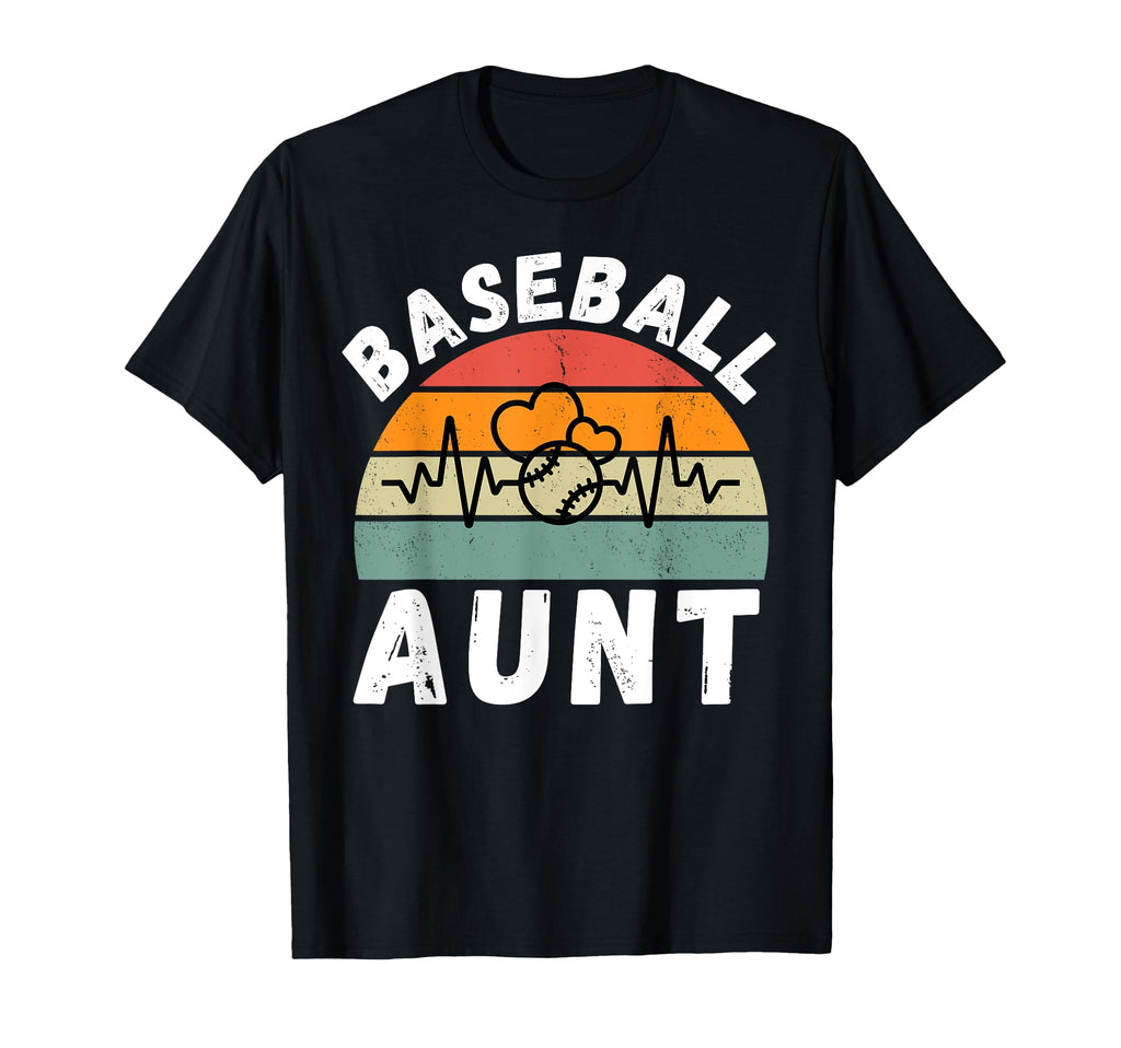 Baseball Aunt Family Matching Aunt T-Shirt - Graphic Print Men Women - T-Shirt, Sweatshirt, Hoodie