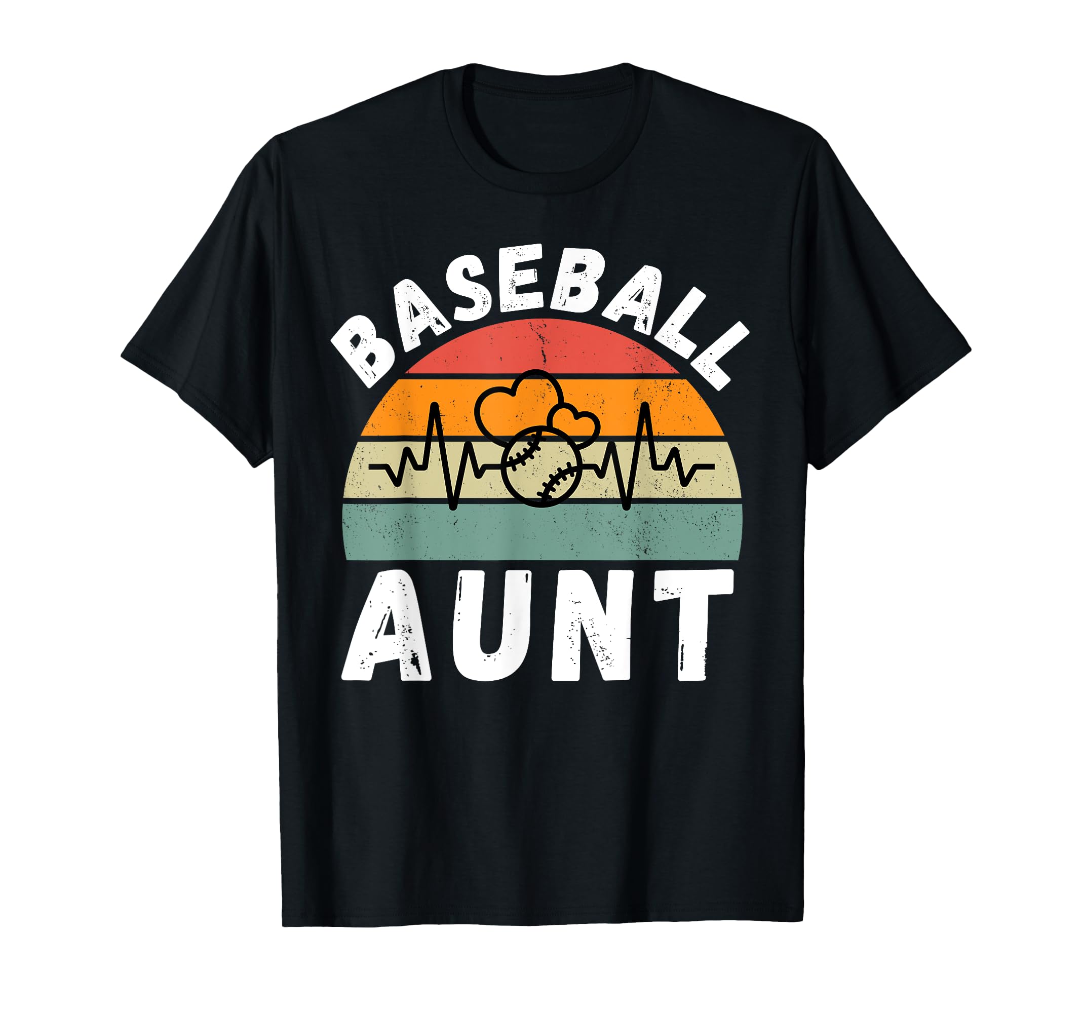 Baseball Aunt Family Matching Aunt T-Shirt - Graphic Print Men Women - T-Shirt, Sweatshirt, Hoodie