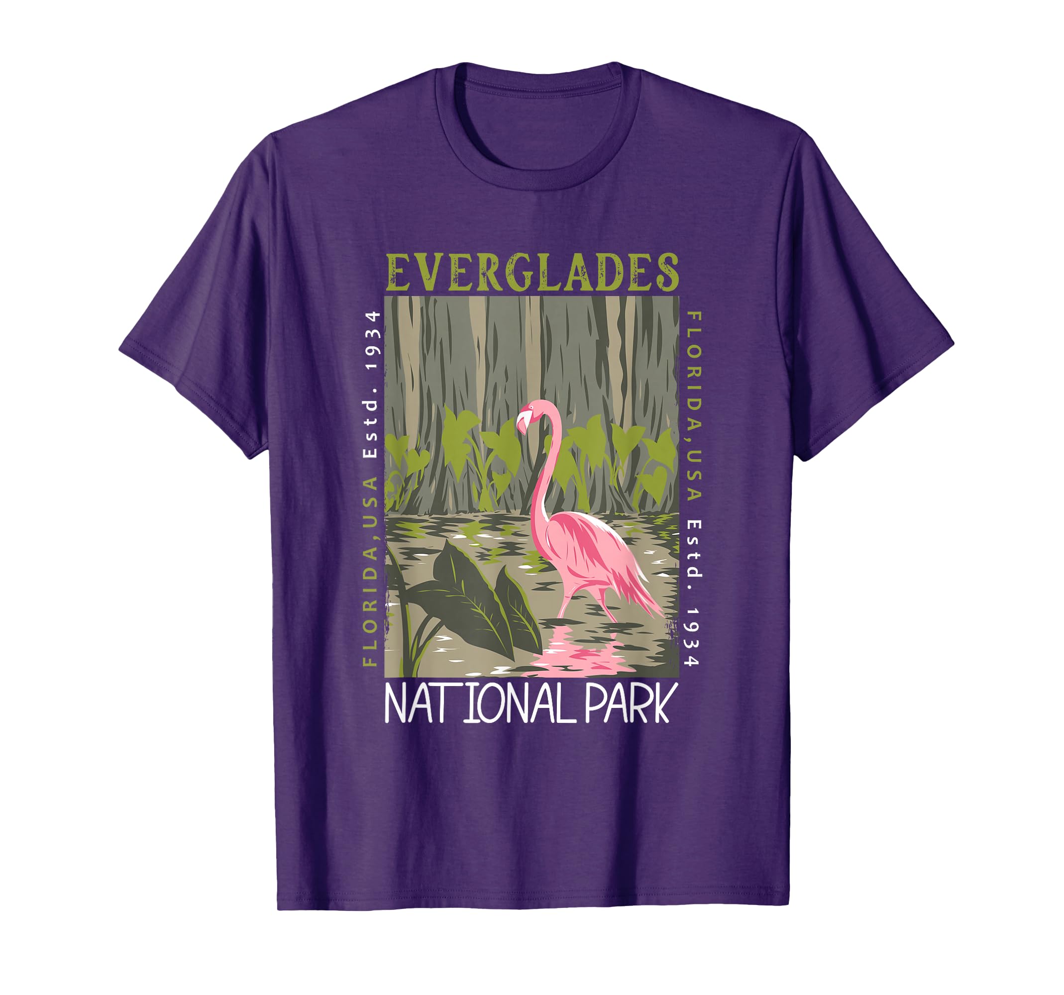 Everglades National Park Florida T-Shirt - Custom Art Print Men Women - T-Shirt, Sweatshirt, Hoodie