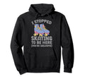 Roller Skating Rollerskate I Stopped Hoodie - Custom Art Print for Adults - T-Shirt, Sweatshirt, Hoodie