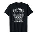 Chicago Illinois Windy Rocknroll T-Shirt - Aesthetic Graphic Men Women - T-Shirt, Sweatshirt, Hoodie