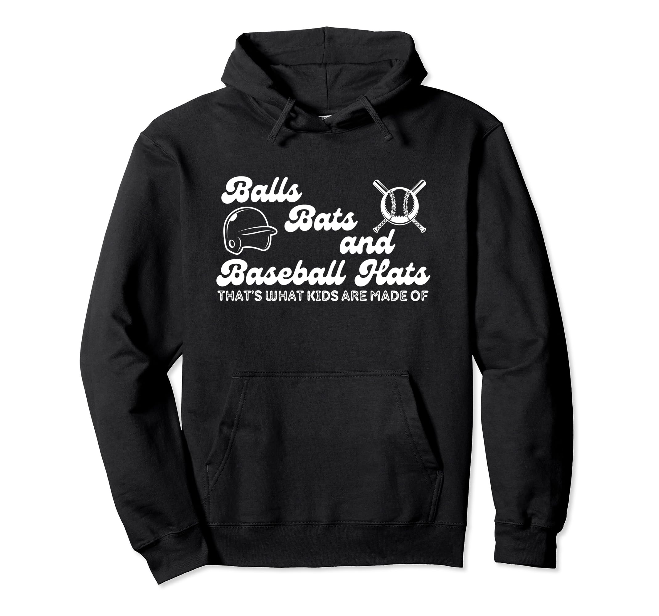 Balls Bats And Baseball Hats Tball Mom Hoodie - Custom Art Print Men Women - T-Shirt, Sweatshirt, Hoodie