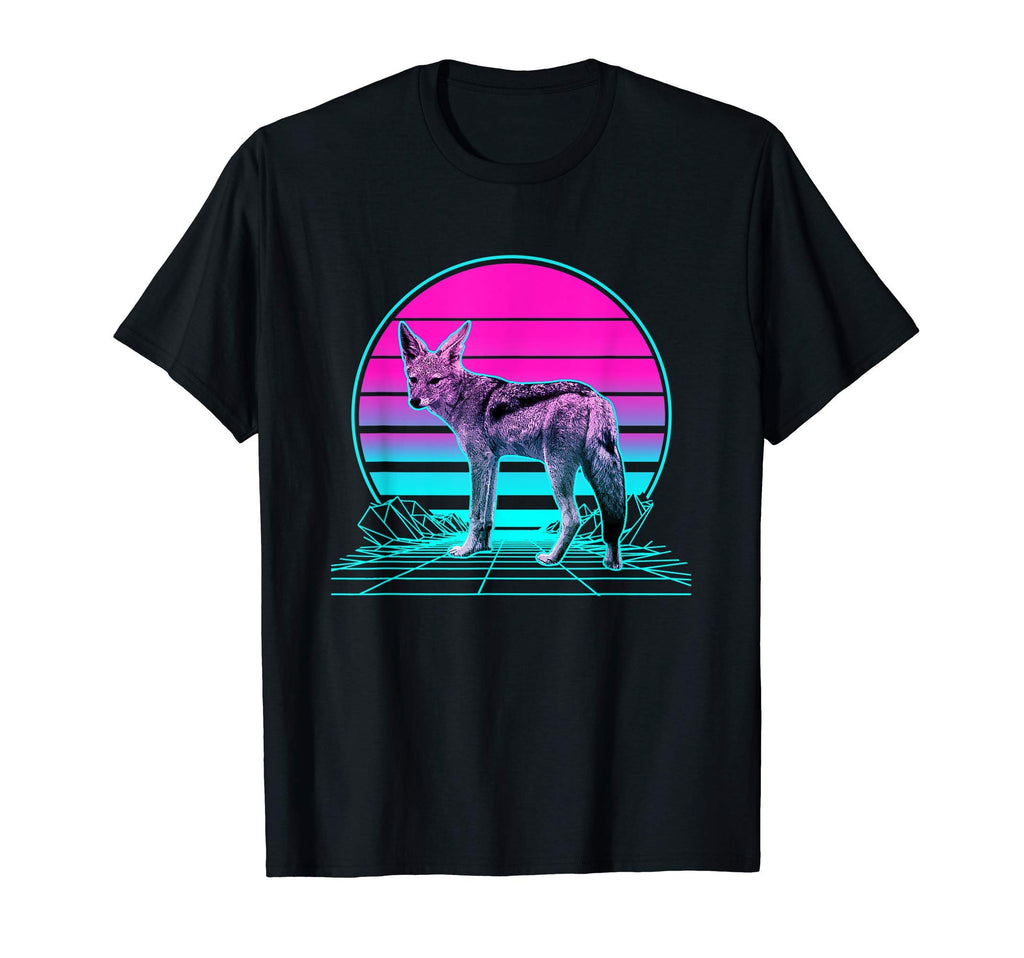 Sunset Jackal T-Shirt - Custom Art Print Unisex - T-Shirt, Sweatshirt, Hoodie