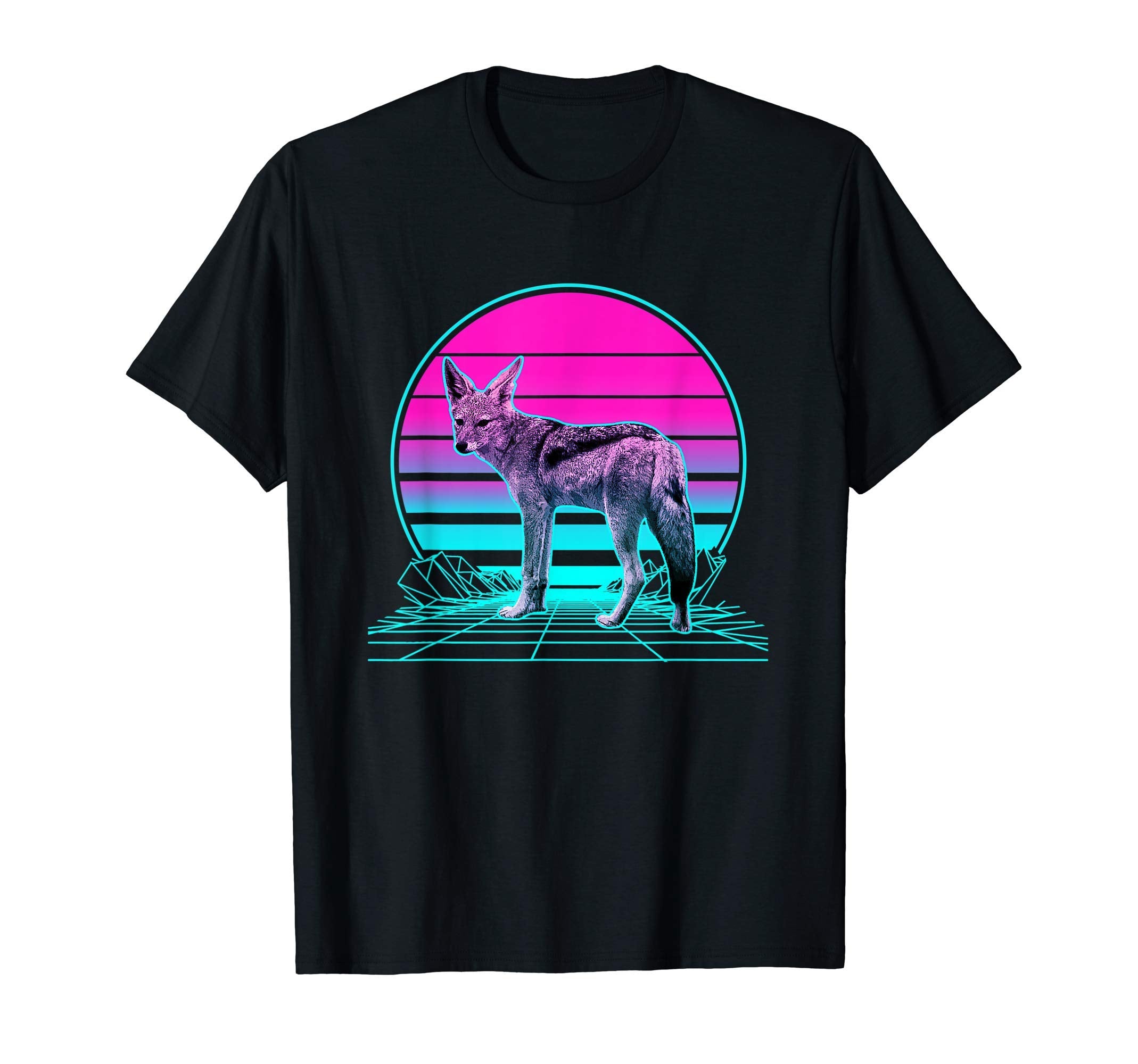 Sunset Jackal T-Shirt - Custom Art Print Unisex - T-Shirt, Sweatshirt, Hoodie
