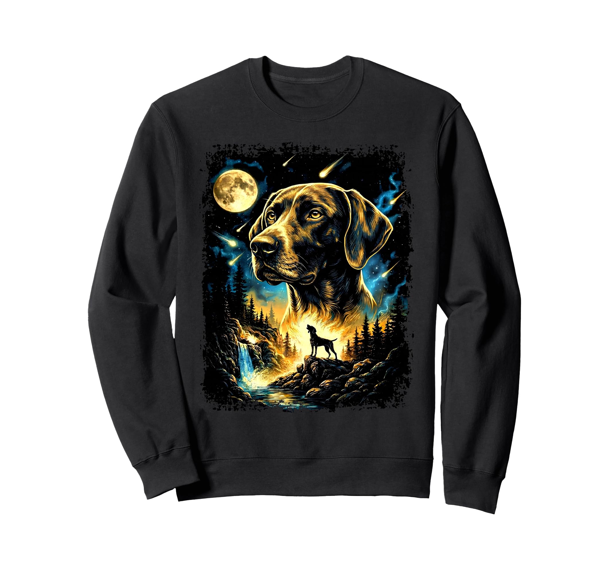 90S German Shorthaired Pointer Sweatshirt - Trendy Graphic Men Women - T-Shirt, Sweatshirt, Hoodie