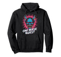 Oni Mask Burst Pop Culture Japanese Hoodie - Aesthetic Graphic Unisex - T-Shirt, Sweatshirt, Hoodie