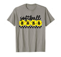 Softball Mama Groovy Softball Mom Mother T-Shirt - Minimalist Print Unisex - T-Shirt, Sweatshirt, Hoodie