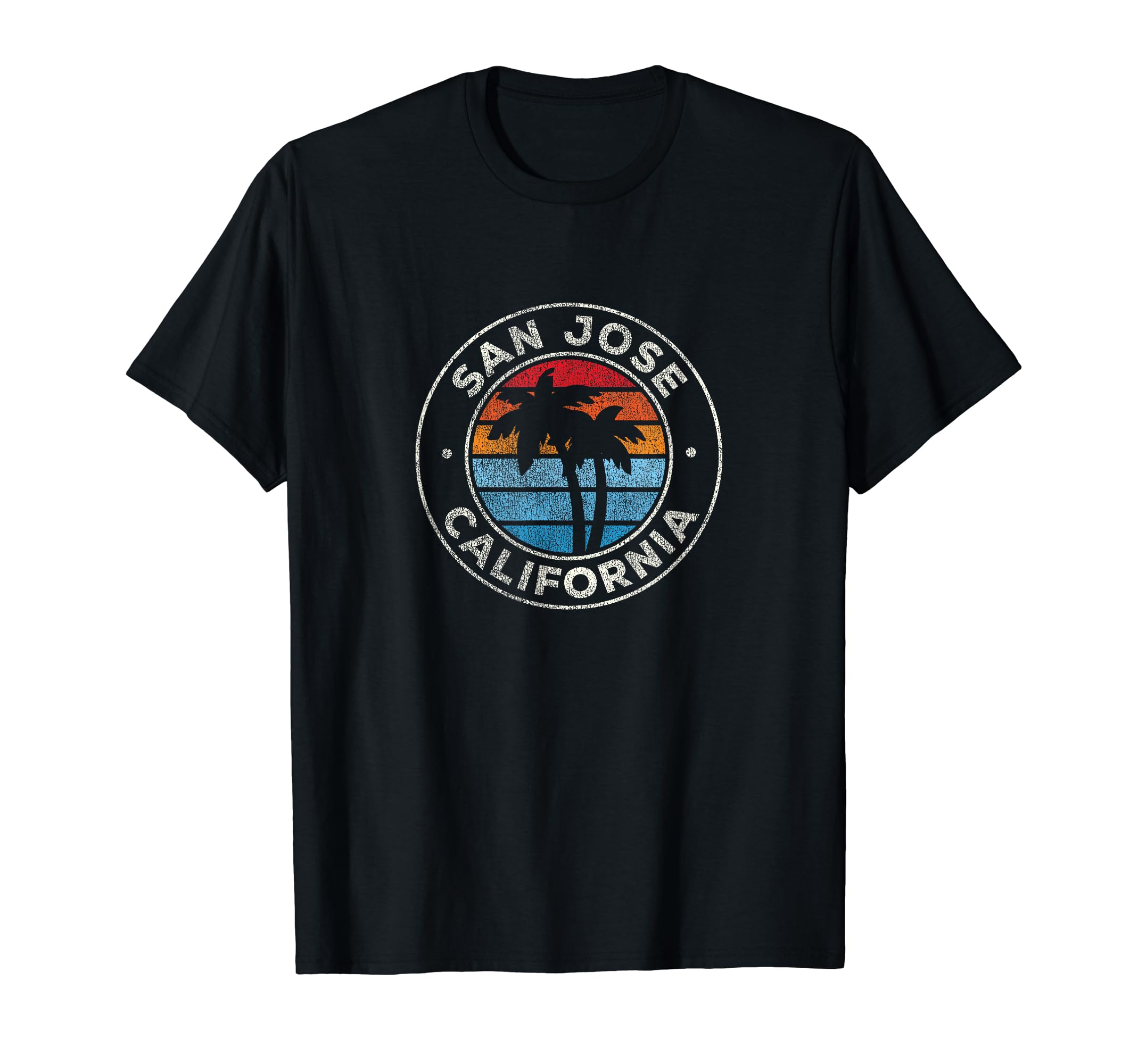 San Jose California Ca 70S T-Shirt - Novelty Apparel for Adults - T-Shirt, Sweatshirt, Hoodie
