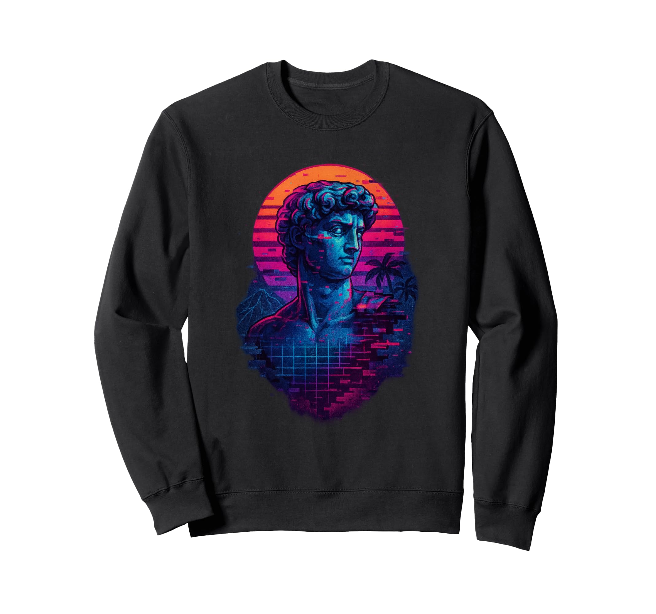 80S Synthwave Sweatshirt - Novelty Apparel for Adults - T-Shirt, Sweatshirt, Hoodie